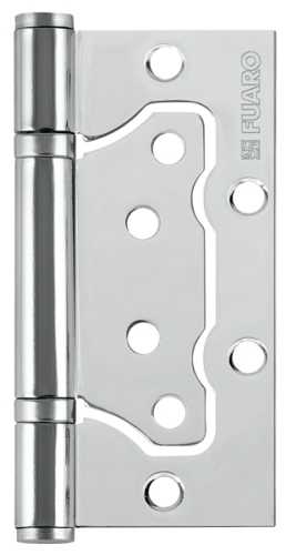 Комплект 4 шт. - Петля универсальная без врезки Fuaro 500-2BB/BL 100x2,5 CP хром