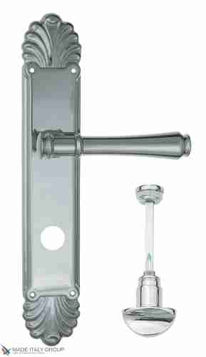 Дверная ручка Venezia "CALLISTO" WC-2 на планке PL87 полированный хром