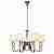 Подвесная люстра iLamp Alesti P2424-8 Nickel