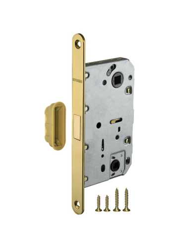 Ручка дверная Armadillo (Армадилло) межкомнатная R.URB52.SQUID (SQUID URB9) GOLD-24 золото 24К  Набор 6