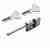 Цилиндровый механизм С МОНТАЖНЫМ КЛЮЧОМ ISEO 82R66D0609CN.5 хром