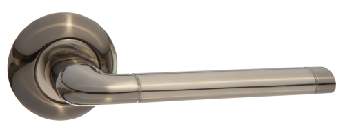 Ручки дверные PUERTO INAL 503-08 BN/SN черный никель/никель матовый