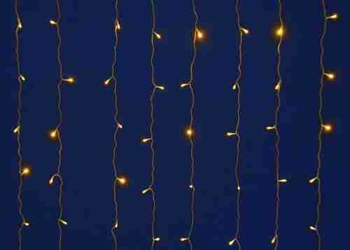 Уличная светодиодная гирлянда Uniel занавес 220V теплый белый ULD-C2030-240/TBK Warm White IP67 UL-00003938