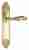 Дверная ручка Venezia "OPERA" на планке PL90 полированная латунь