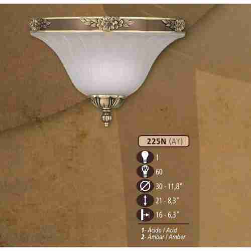 Светильник настенный Riperlamp 225N/1 AY AMBER