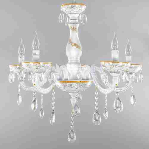 Люстра подвесная Elvan MDG5302-5 WT+GOLD