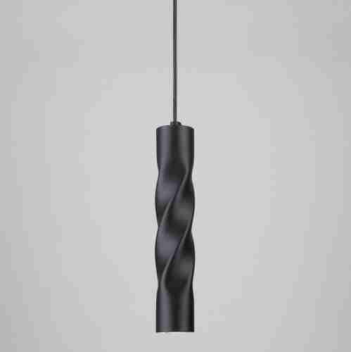 Подвесной светодиодный светильник Eurosvet Scroll 50136/1 LED черный