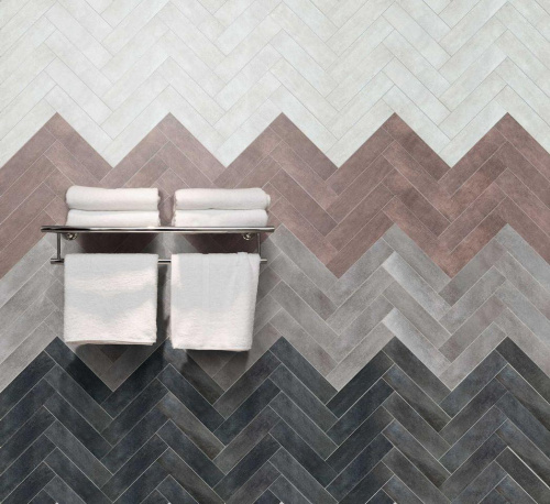 Керамогранит Cir Docklands Ins.S/1 Flowers Grey напольная 8,6х26,2