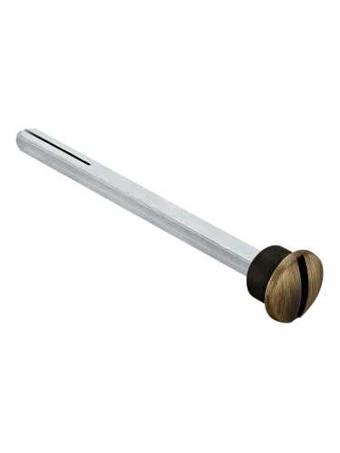 Четырехгранник Morelli Luxury LUX-SPINDLE-WC 110 CAFFE 110мм с кнопкой, цвет кофе