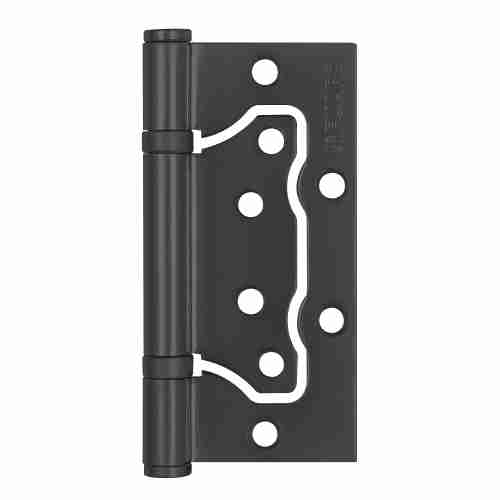 Комплект 10 шт. - Петля универсальная без врезки Fuaro 500-2BB/BL 100x2,5 GR (графит) БЛИСТЕР