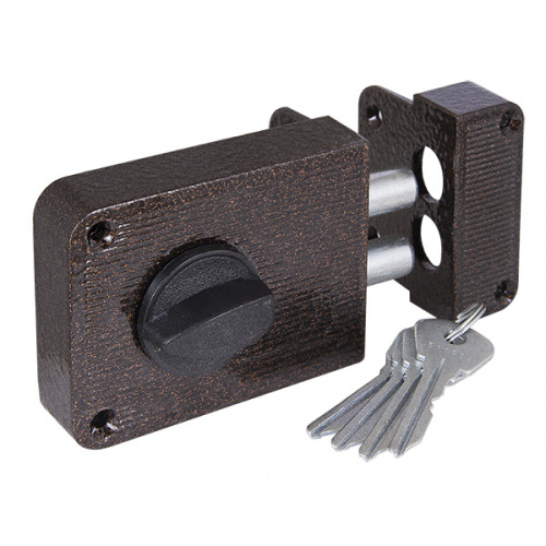 Замок накладной ЗЕНИТ ЗН 1-3 медь