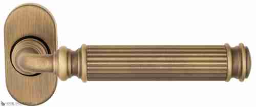 Дверная ручка для профильных дверей Venezia "MOSCA" EP матовая бронза