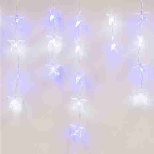 Светодиодная гирлянда Uniel занавес 220V белый ULD-E5505-196/DTK WHITE-BLUE IP20 STARS-1 UL-00001410