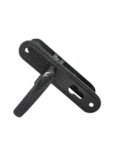 Ручка дверная Absolyute (Абсолют) на планке РФ1-55.08 (серебро)