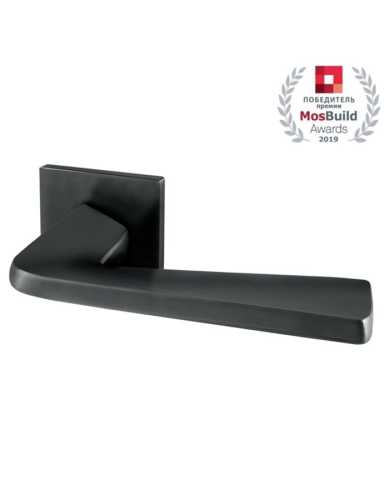 Комплект: Ручки Armadillo TORSO USS BL-26+Завертка+Магнитный замок и Петли Fuaro/черный