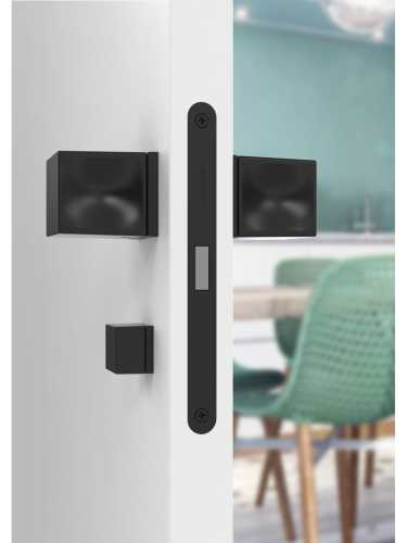 Комплект: Ручки Armadillo K.ART30.CLARITY BL-26 + Завертка BK6.K.ART30 BL-26 черный