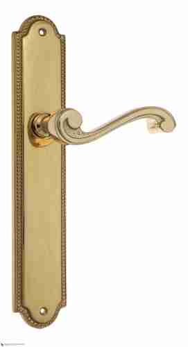 Дверная ручка Venezia "VIVALDI" на планке PL98 полированная латунь