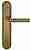 Ручка дверная Extreza BENITO (Бенито) 307 на планке PL05 матовая бронза F03