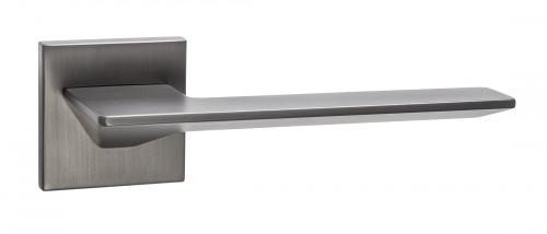 Ручка дверная "Латте", серия SLIM, матовый черный никель