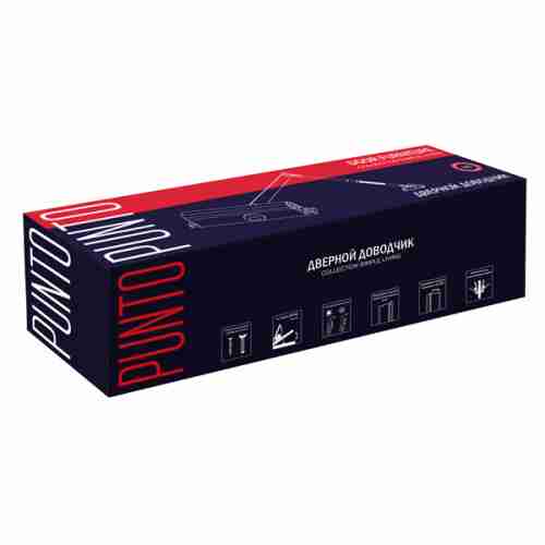 Доводчик дверной Punto SD-2040 BL 55-80  кг (черный)