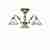Потолочная люстра Reccagni Angelo PL 7022/3