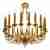 Подвесная люстра iLamp Louvre MD8551-20 GD
