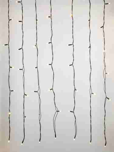 Уличная светодиодная гирлянда Uniel занавес 220V теплый белый ULD-C2030-240/TBK Warm White IP67 UL-00003938