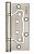 Петля дверная накладная без врезки (бабочка) Punto 200-2B 100x2,5 PN мат. никель