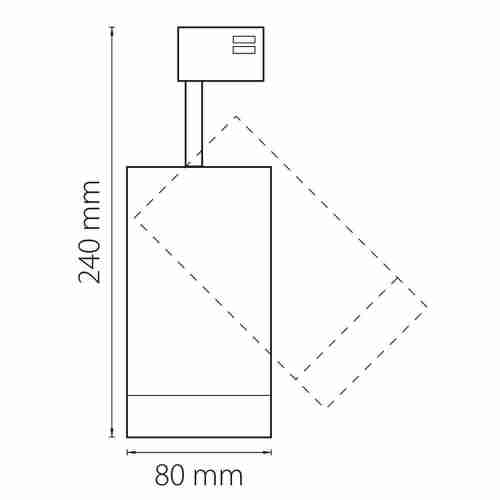 Трековый светодиодный светильник Lightstar Canno Led 303292