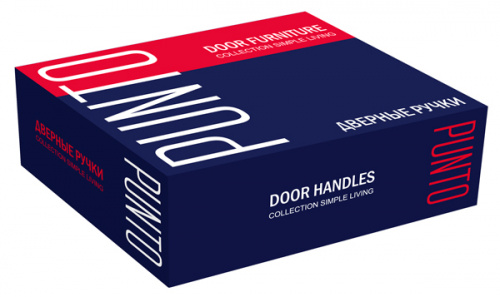 Ручки дверные межкомнатные Punto BLADE QL GR/CP-23 графит/хром