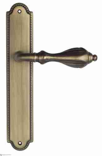 Дверная ручка Venezia "ANAFESTO" на планке PL98 матовая бронза
