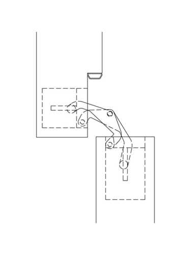 Петля скрытая Morelli HH-16 B врезная с 3D-регулировкой вес полотна до 40 кг, цвет черный