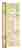 Комплект 8 шт. - Петля универсальная без врезки Punto 200-2B/HD 125x2,5 SB мат. золото