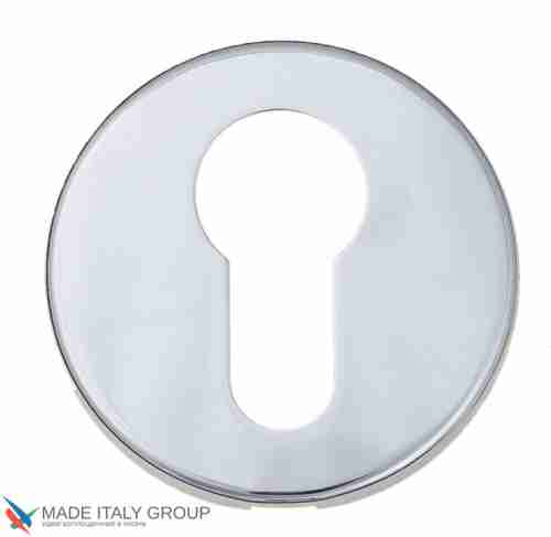 Накладка под цилиндр на круглом основании Fratelli Cattini CYL 7FS-CR полированный хром 2 шт.