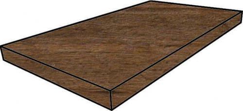 Керамогранит Italon Natural Life Wood Пэппер угл левая натур. рет. ступень 33х90