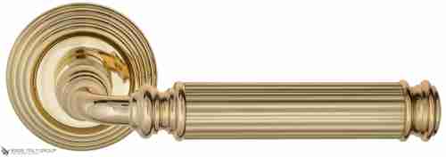 Дверная ручка Venezia "MOSCA" D8 полированная латунь