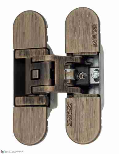 Kubica 6700 DXSX, BS петля скрытая универсальная СОСТАРЕННАЯ БРОНЗА (70 kg)