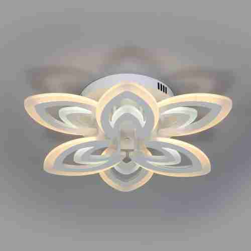 Потолочная светодиодная люстра Eurosvet Floritta 90227/6 белый