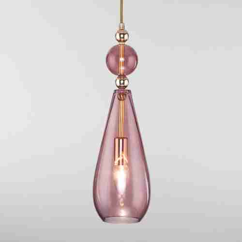 Подвесной светильник Eurosvet Ilario 50202/1 пурпурный