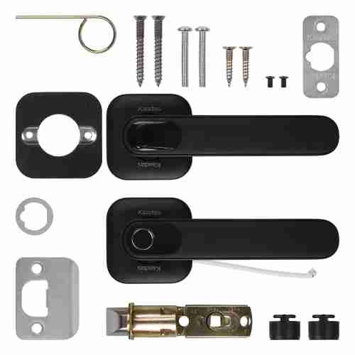 Замок-ручка электронный Kaadas LH01 с отпечатком пальца, черный