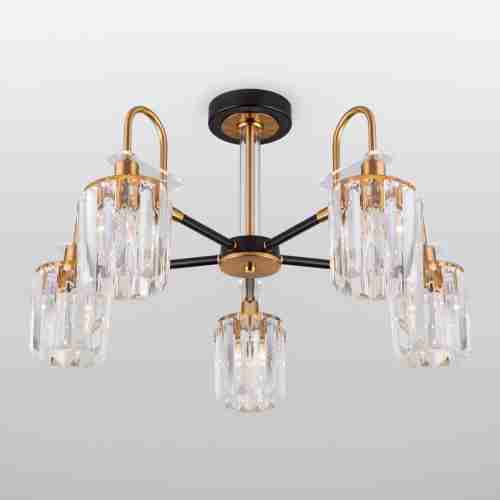 Потолочная люстра Eurosvet Tenia 70090/5 черный