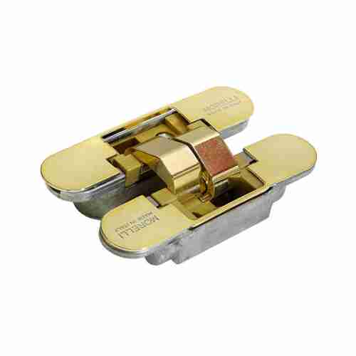 Комплект 8 шт. - Петля дверная скрытой установки Morelli HH-2 PG золото