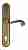 Дверная ручка Venezia "CARNEVALE" CYL на планке PL02 матовая бронза
