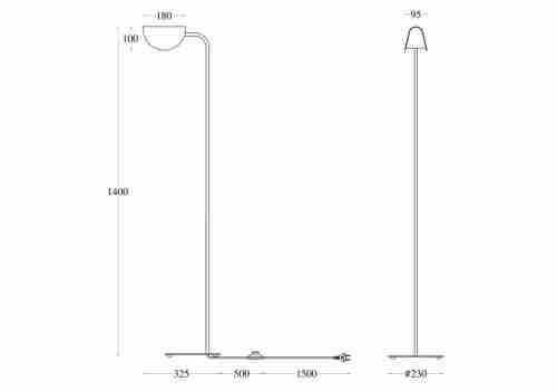 Торшер Maytoni Technical Mollis MOD126FL-01B