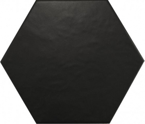 Керамогранит Equipe Hexatile Negro Mate напольная 17,5х20
