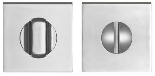 Завертка дверная сантехническая Fuaro BK6 DM CP-8 хром