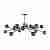 Подвесная люстра Loft IT Orion Smoky 10021/18
