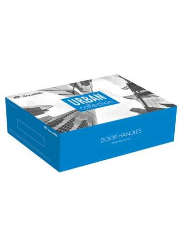 Ручка дверная Armadillo (Армадилло) межкомнатная R.URB52.SQUID (SQUID URB9) АВ-7 бронза  Набор 9