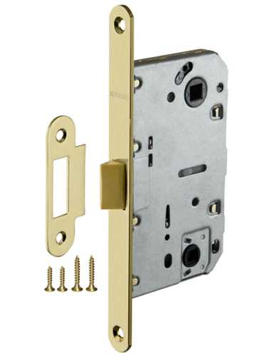 Ручка дверная Fuaro (Фуаро) межкомнатная K.DM51.Straight (Straight DM) SSG-39 сатинированное золото  Набор 7