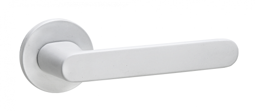 Ручка дверная "Фрапе", серия SLIM, матовый супер белый